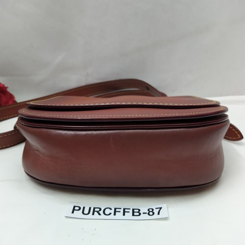 Coach 1941 Saddle 23 Brown Leather Flap Closure Crossbody Bag - Picture 7 of 16